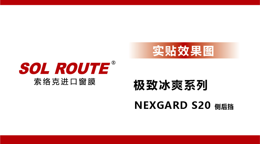 极致冰爽系列 NEXGARD S20 侧后挡 实贴效果图